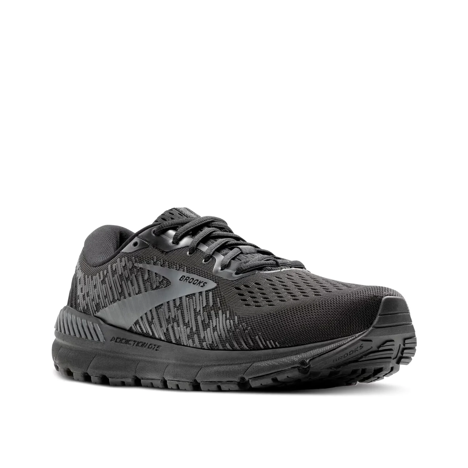 Men's Addiction GTS 15 Running Shoes Black / Black / Ebony - Image 3