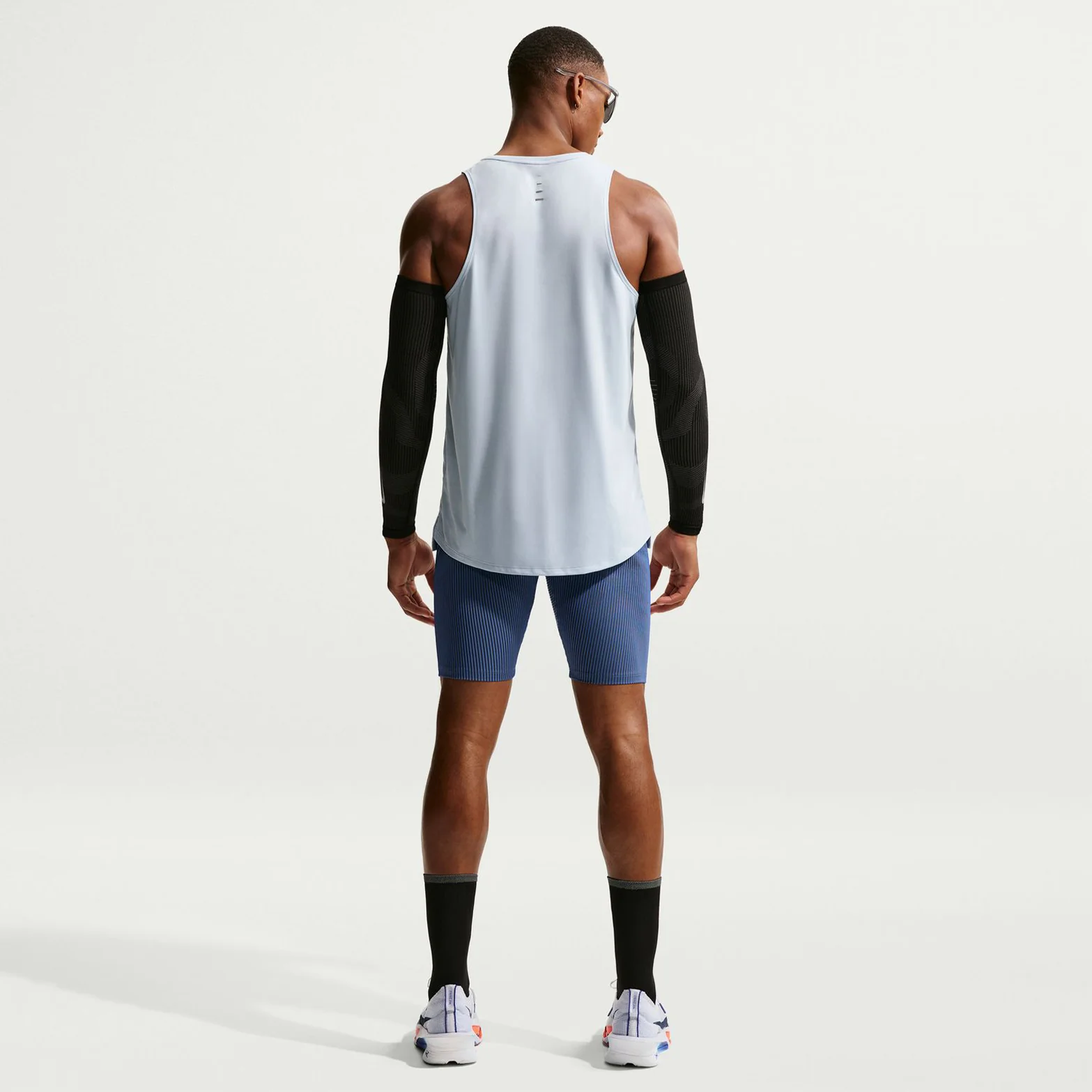 Men's Dri-FIT AeroSwift ADV Half Tights Game Royal / Diffused Blue / Obsidian / Black - Image 4