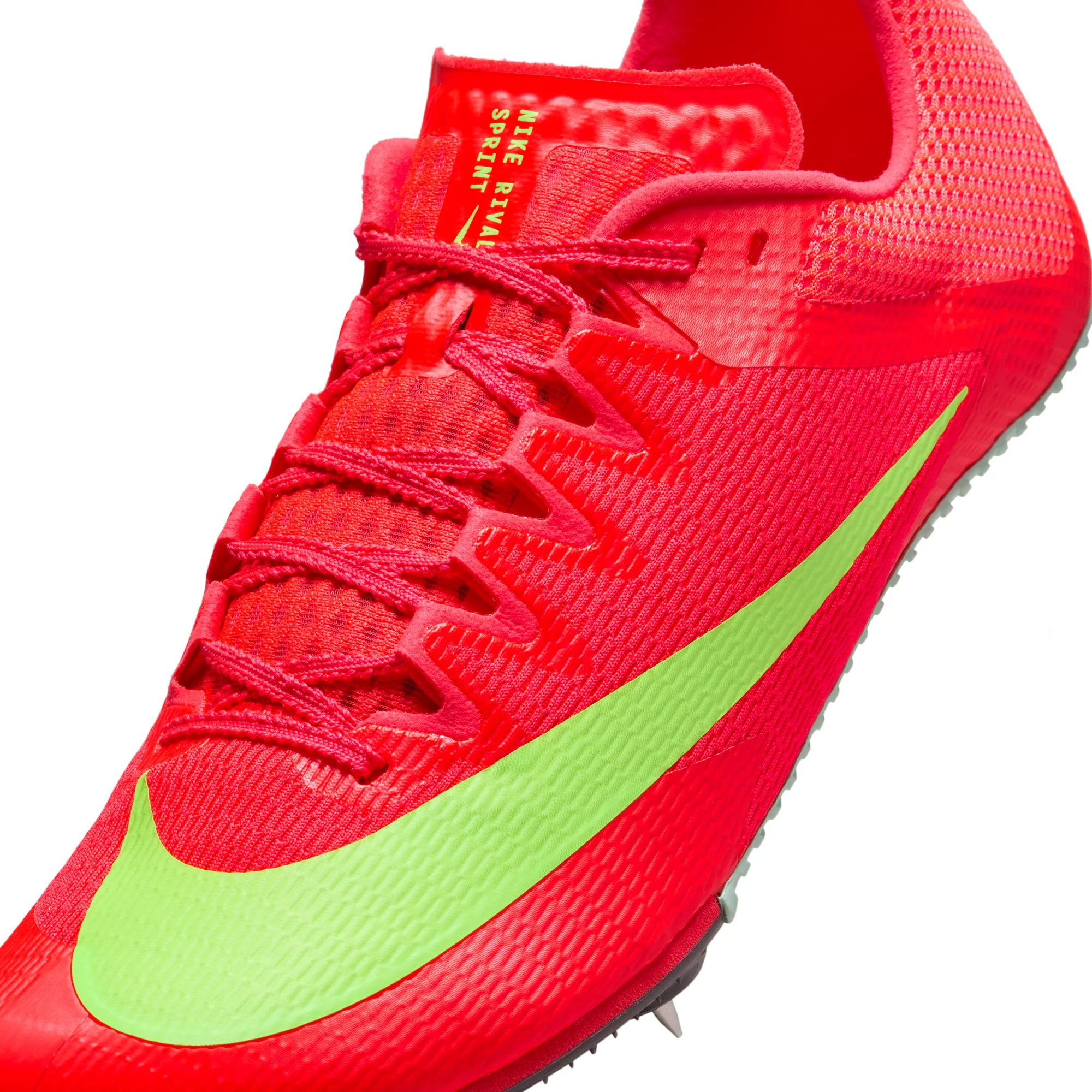 Nike Zoom Rival Sprint Running Spikes Bright Crimson / Washed Coral / Hyper Orange - Image 9