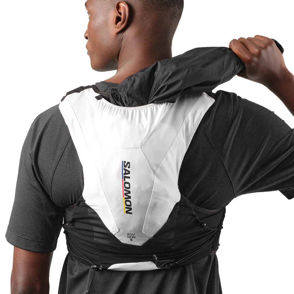 Advance Skin 5 Race Flag Set Running Vest Black / White - Image 7