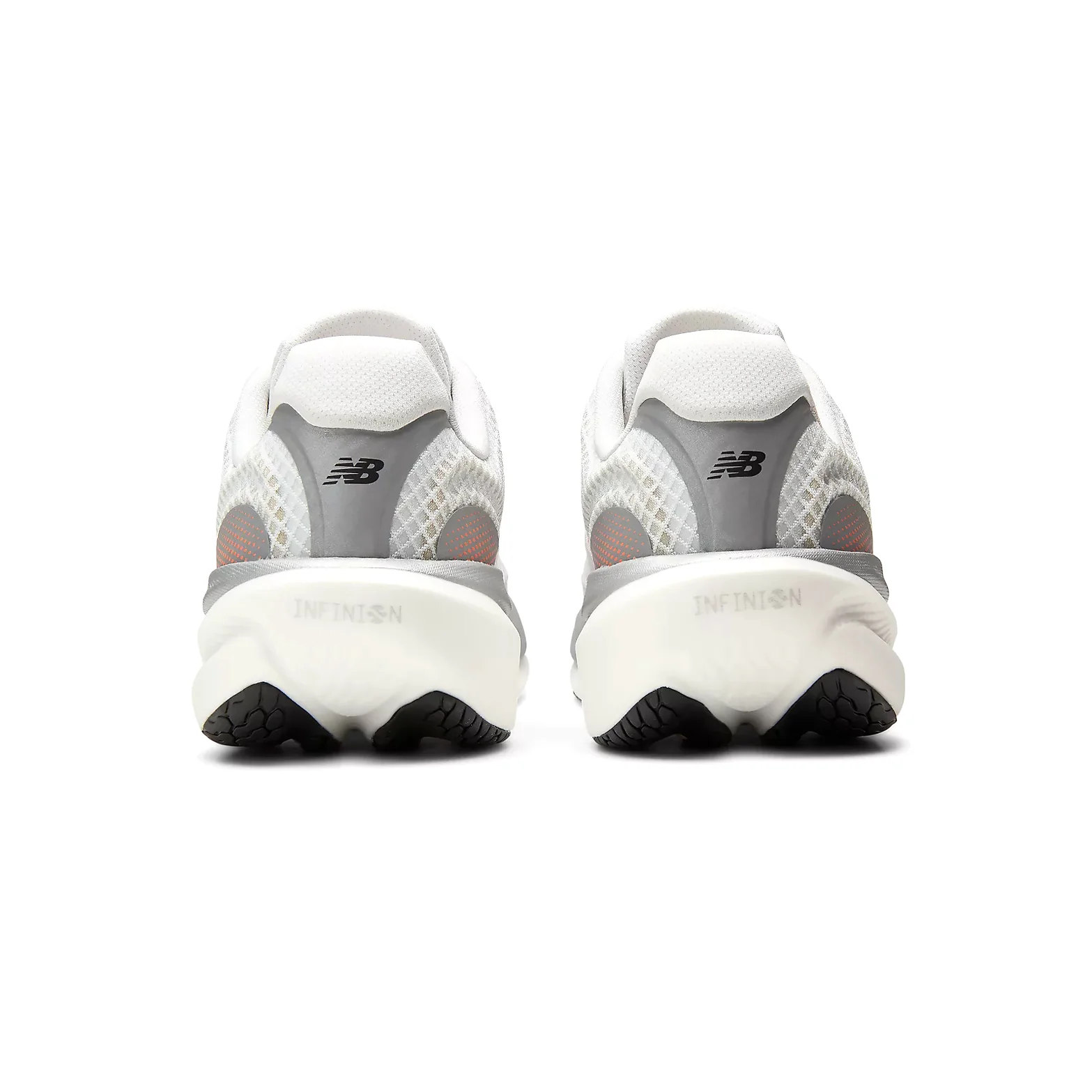 Women's 1080v15 Breathe Running Shoes White / Pink Heat / Tangerine Heat - Image 5