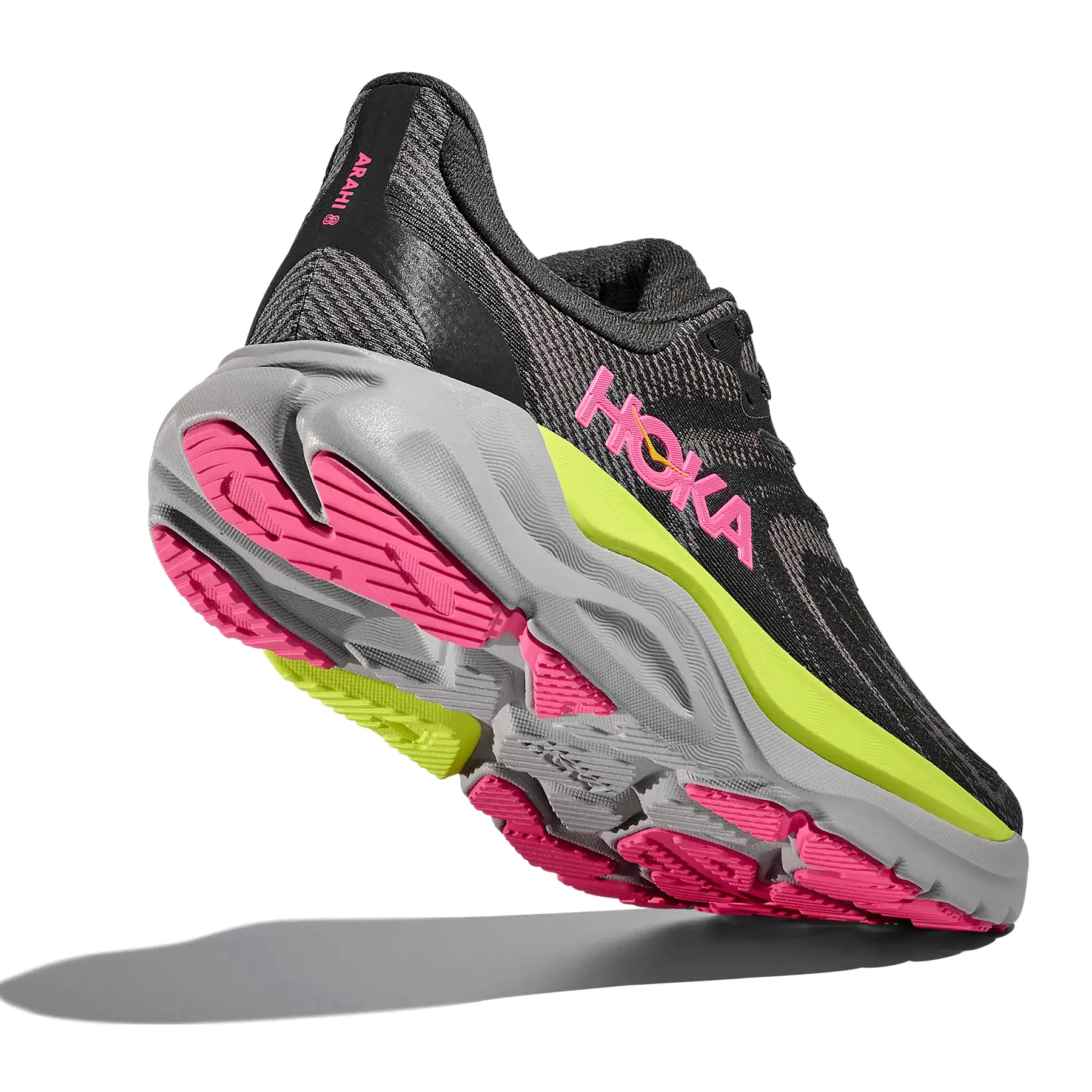 Women's Arahi 8 Running Shoes Charcoal Grey / Grey Skies - Image 4